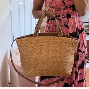 Fossil Woven Tote Purse